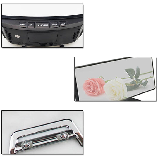 Buet LED digital vekkerklokke