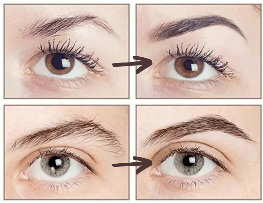 360° elektrisk øyenbrynstrimmer