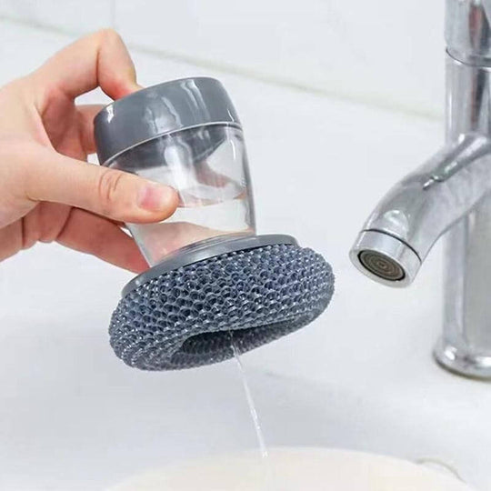 Ergonomisk såpedispenser skrubber