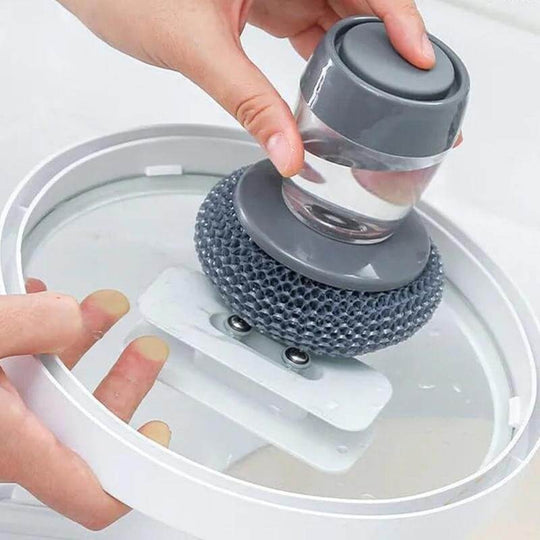 Ergonomisk såpedispenser skrubber