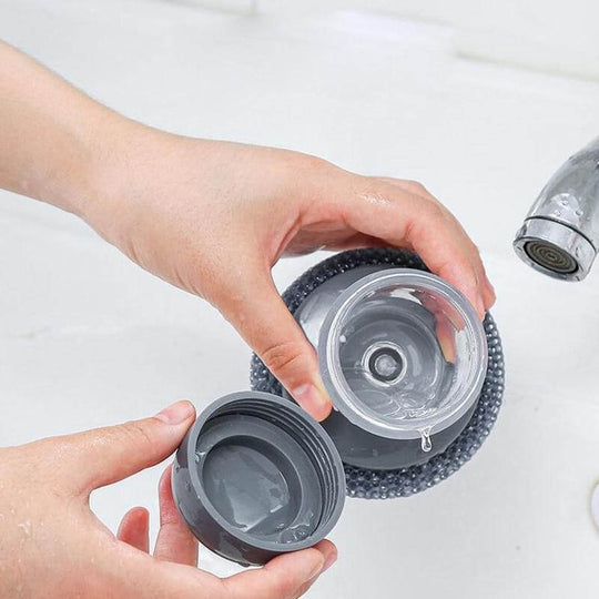Ergonomisk såpedispenser skrubber