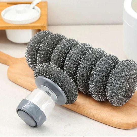 Ergonomisk såpedispenser skrubber
