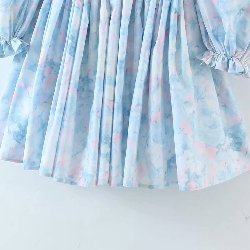 Puff Minikjole med ermer