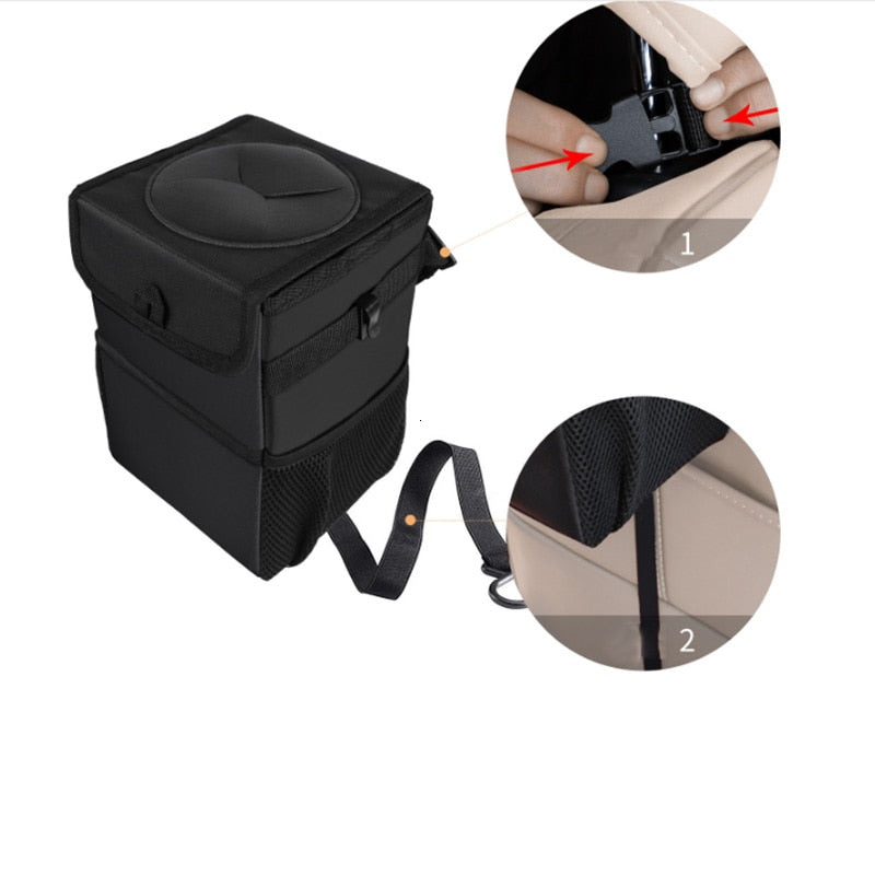 Vanntett bilavfallsbeholder