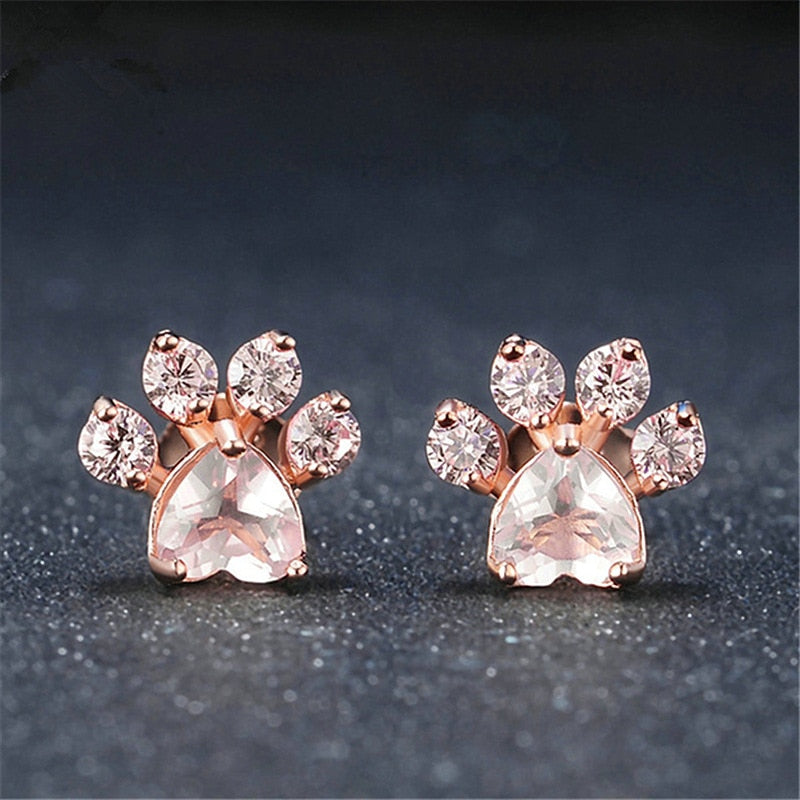 Cat Paw Stud øredobber