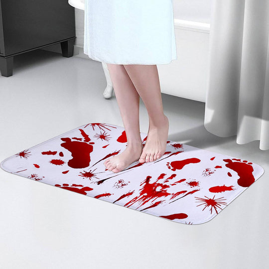 Blodig badematte