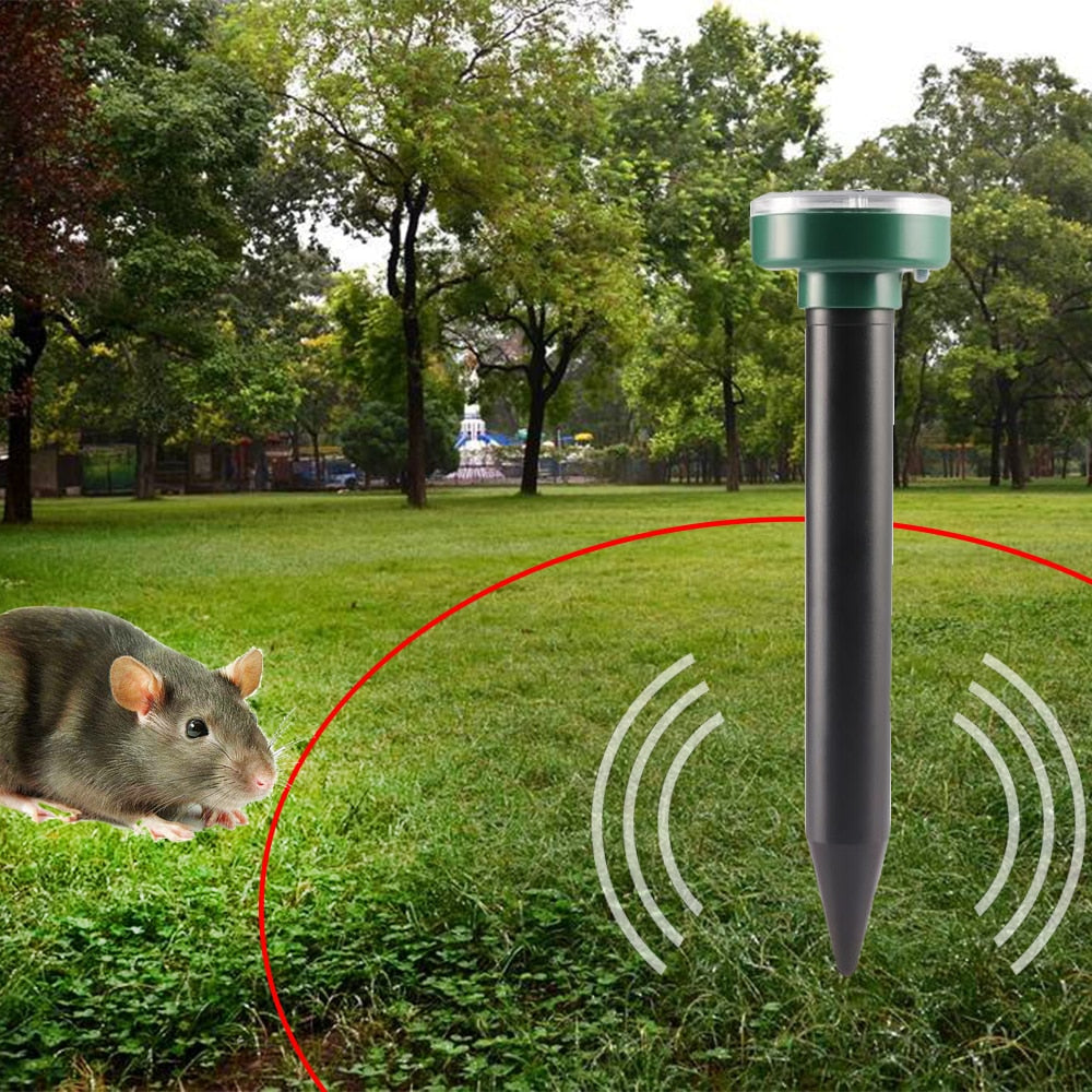 Solcelledrevet Mole Repeller