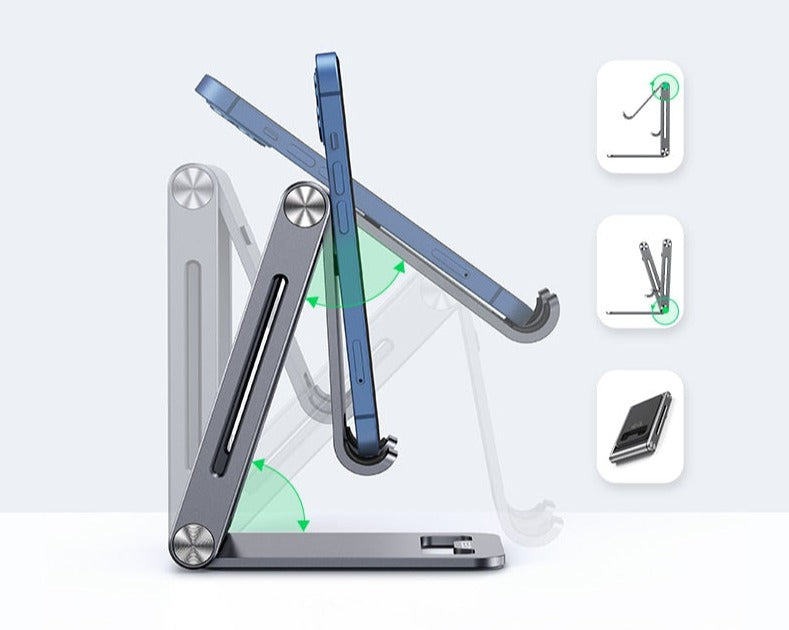 Telefonholderstativ i aluminium
