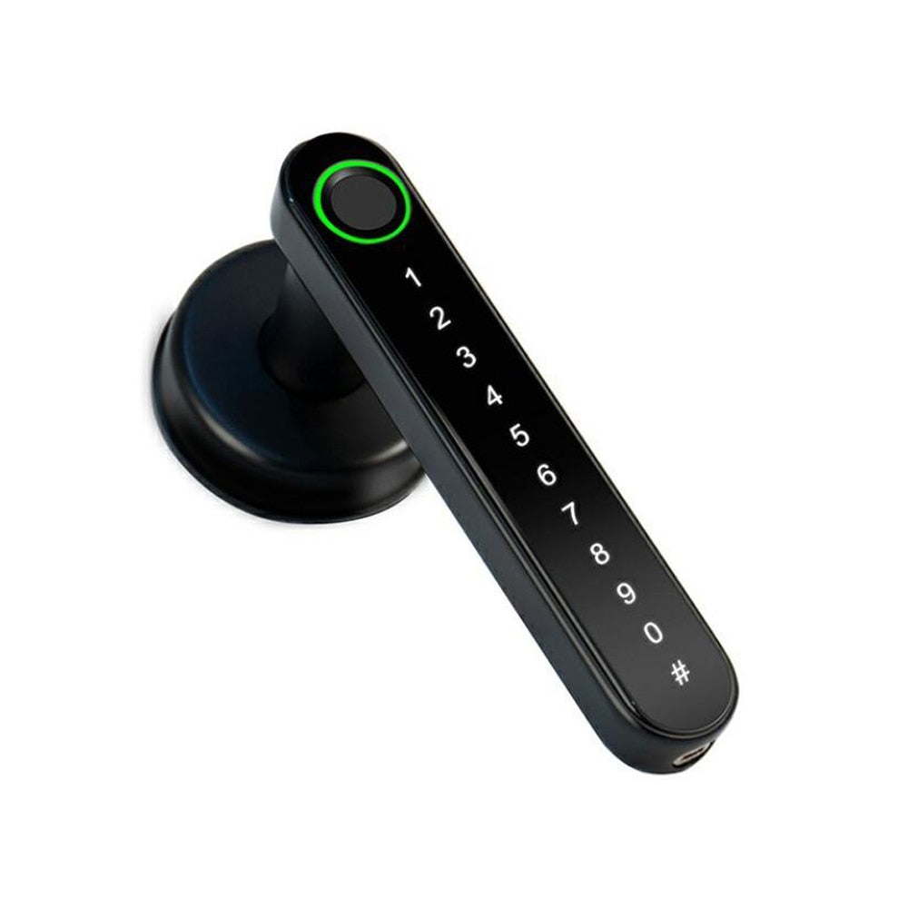 Dørlås med fingeravtrykk