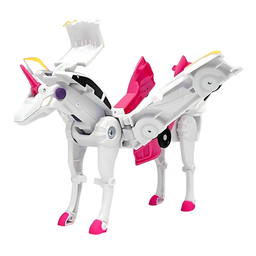 2-i-1 Magnetisk Robot og Bil 0