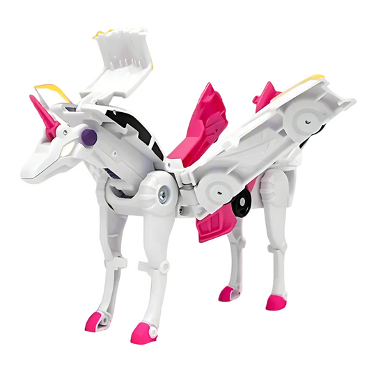 2-i-1 Magnetisk Robot og Bil 0