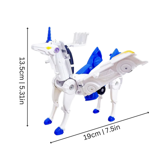 2-i-1 Magnetisk Robot og Bil 4