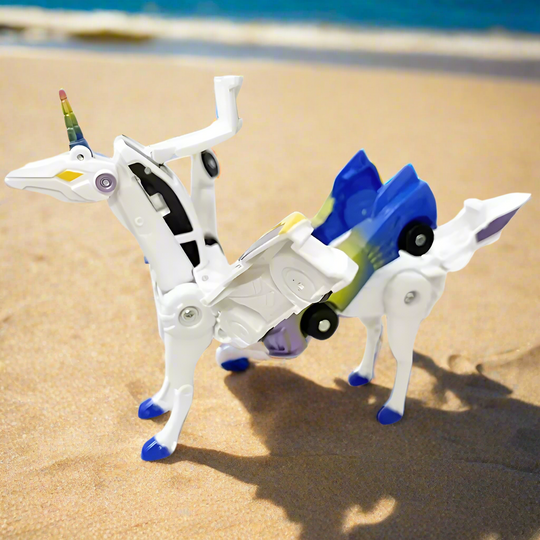 2-i-1 Magnetisk Robot og Bil 7