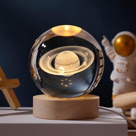 3D Krystallkule med LED-belysning 4