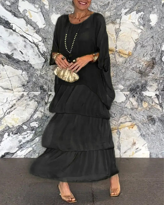 Kvinne Casual Kjole Elegant Design