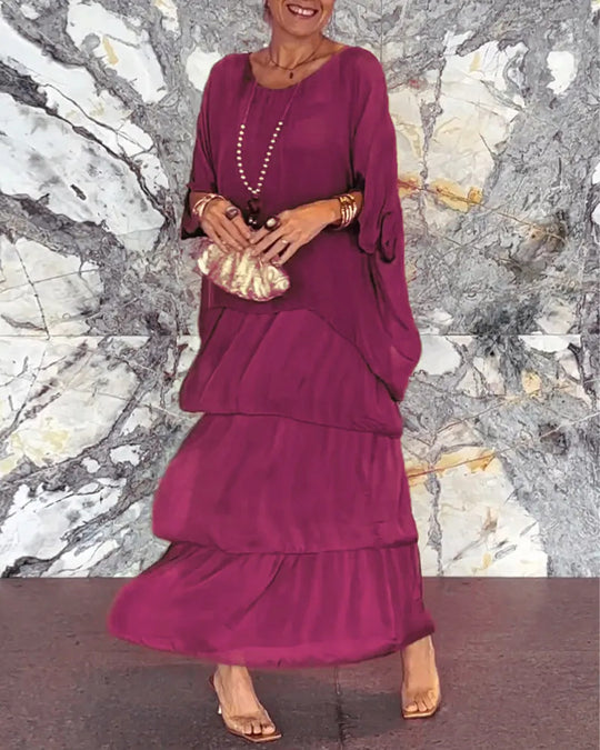 Kvinne Casual Kjole Elegant Design