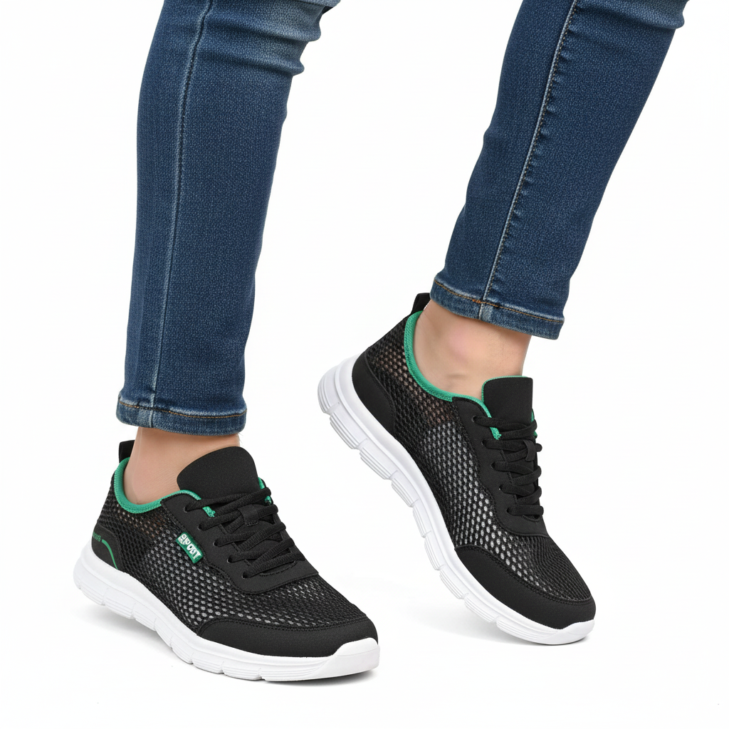 Lette mesh-joggesko for menn