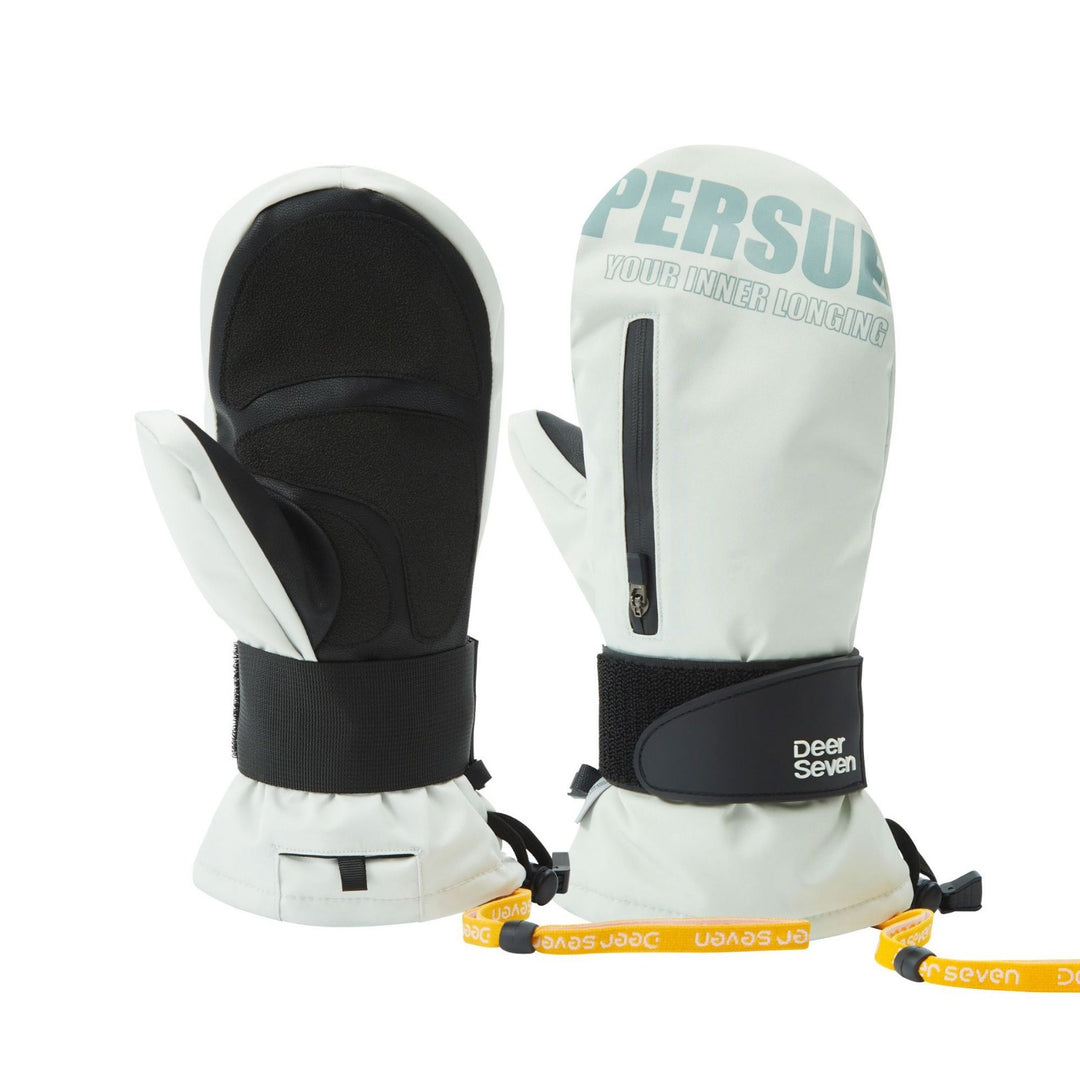 Tykke profesjonelle skihansker