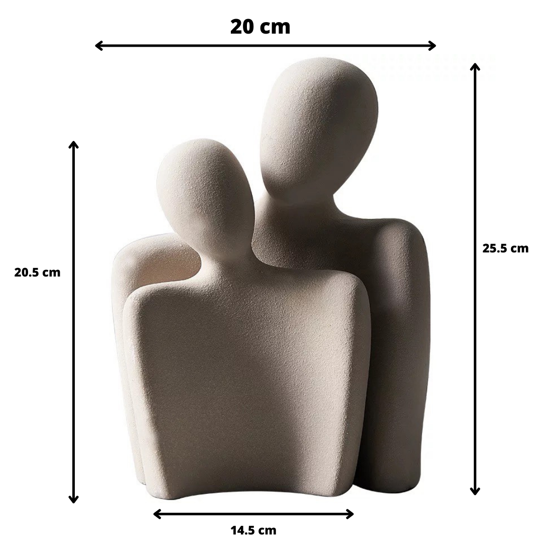 Abstrakt Kjærlighetsstatue Hjemmedekorasjon Moderne Kunst 2