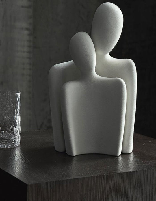 Abstrakt Kjærlighetsstatue Hjemmedekorasjon Moderne Kunst 3