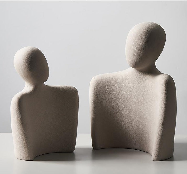 Abstrakt Kjærlighetsstatue Hjemmedekorasjon Moderne Kunst 7