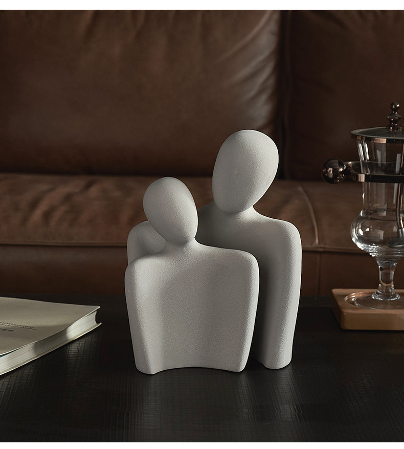 Abstrakt Kjærlighetsstatue Hjemmedekorasjon Moderne Kunst 8