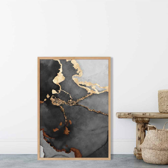 Abstrakt Kunstplakat for Hjem og Kontor 2