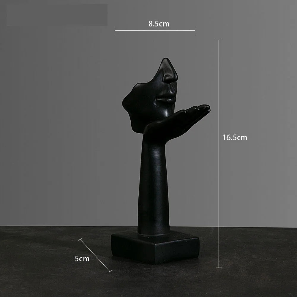 Abstrakt Maske Statue for Innendørs Dekorasjon 10