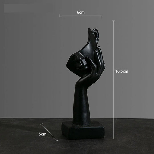 Abstrakt Maske Statue for Innendørs Dekorasjon 15