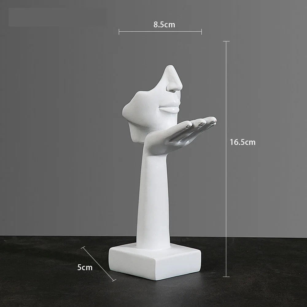 Abstrakt Maske Statue for Innendørs Dekorasjon 18
