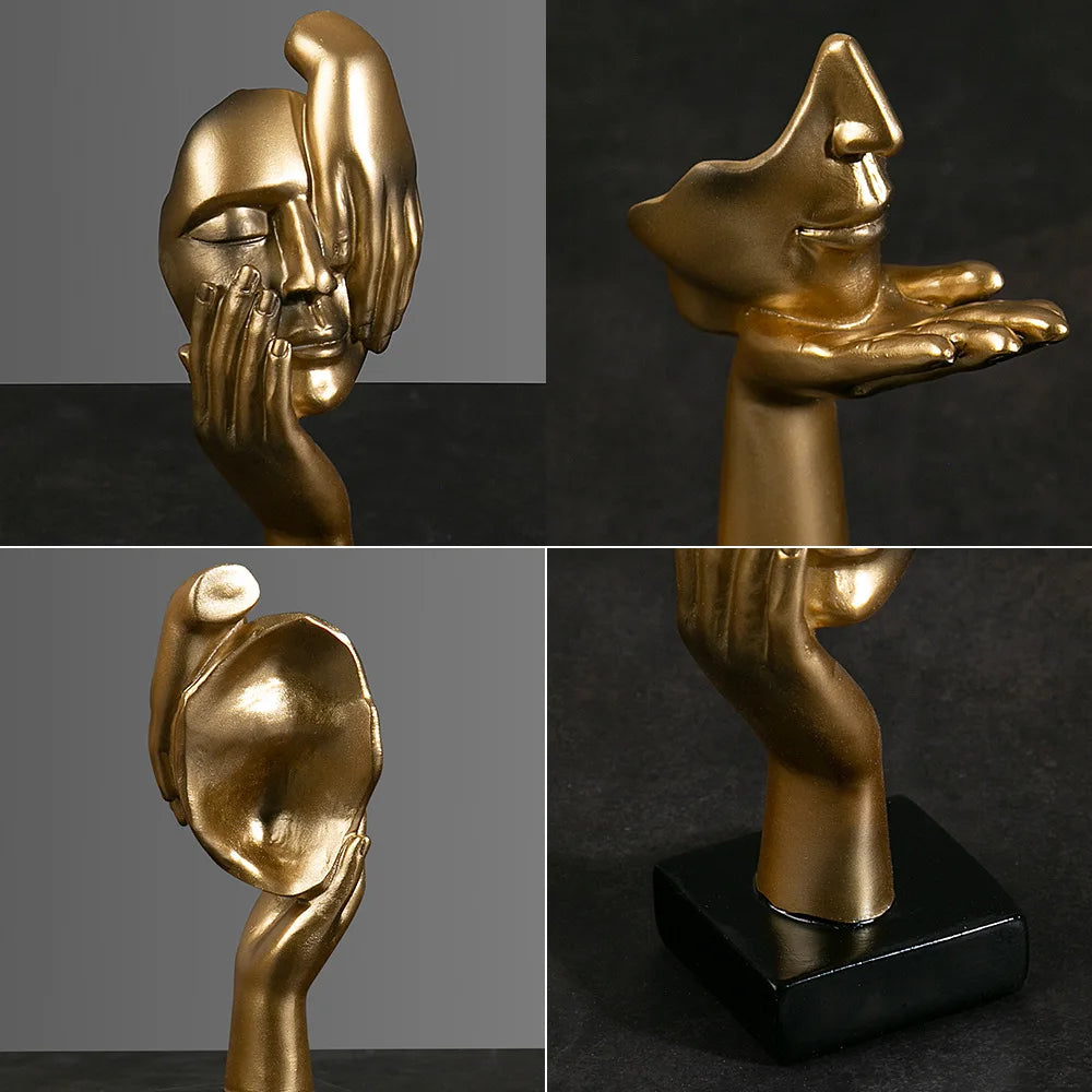 Abstrakt Maske Statue for Innendørs Dekorasjon 2