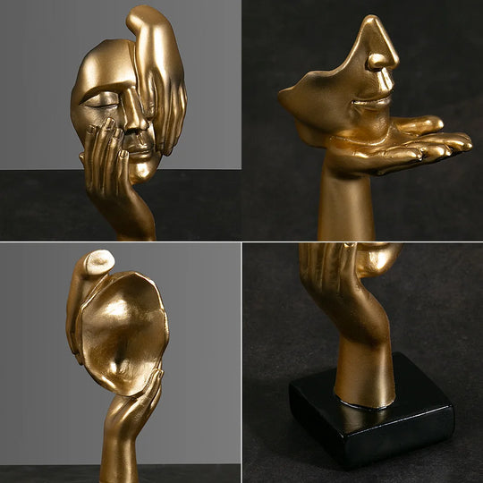 Abstrakt Maske Statue for Innendørs Dekorasjon 2