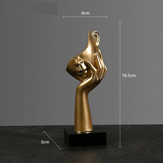Abstrakt Maske Statue for Innendørs Dekorasjon 7