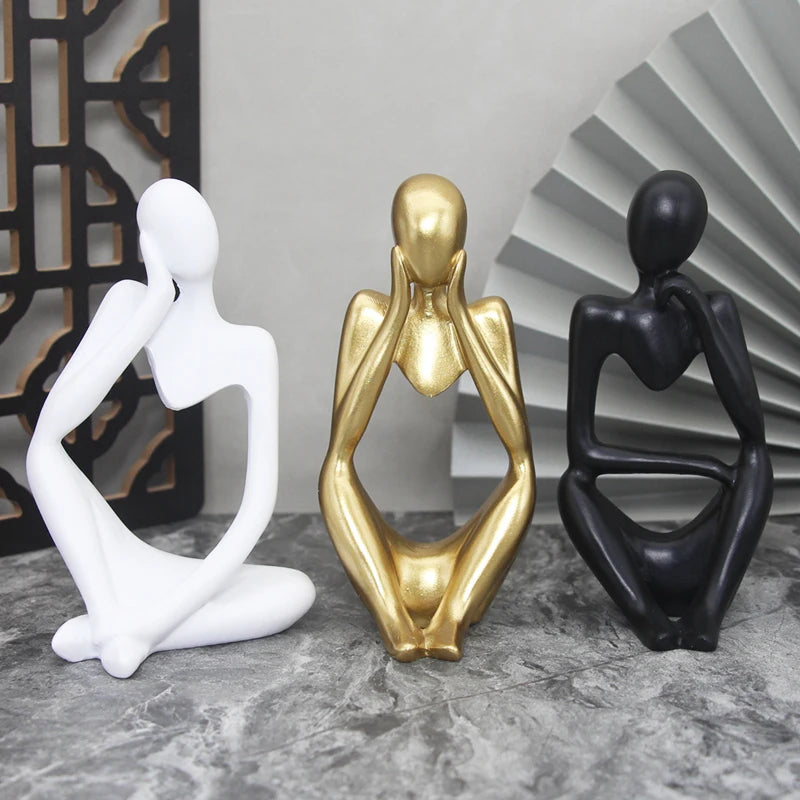 Abstrakt Skulptur Figur for Hjemmeinnredning 1