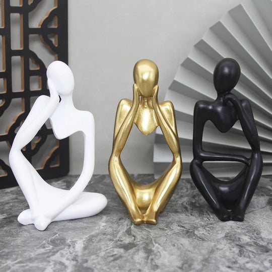 Abstrakt Skulptur Figur for Hjemmeinnredning 1