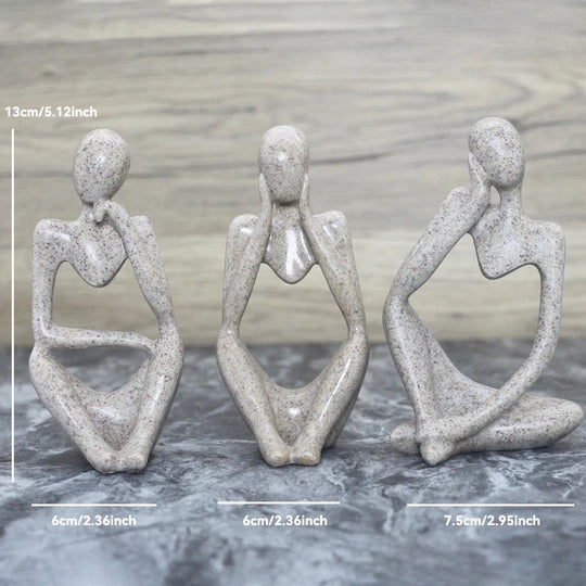 Abstrakt Skulptur Figur for Hjemmeinnredning 11