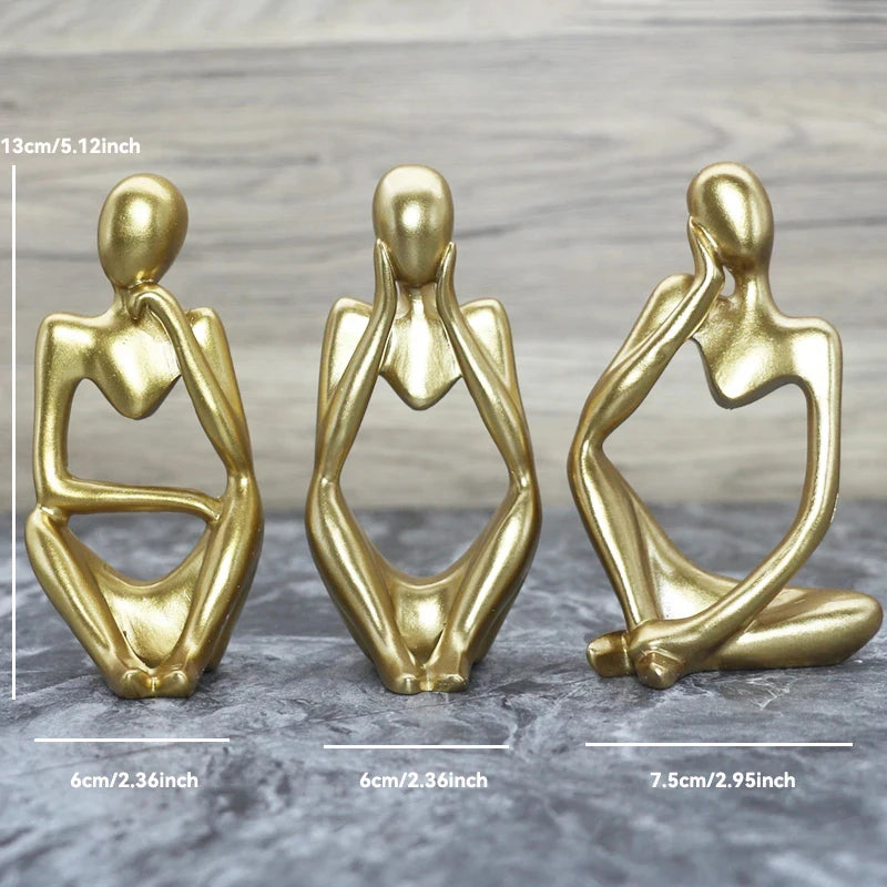 Abstrakt Skulptur Figur for Hjemmeinnredning 12