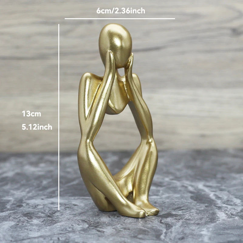 Abstrakt Skulptur Figur for Hjemmeinnredning 13
