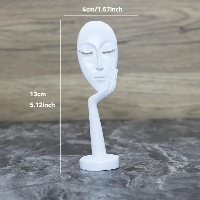 Abstrakt Skulptur Figur for Hjemmeinnredning 16