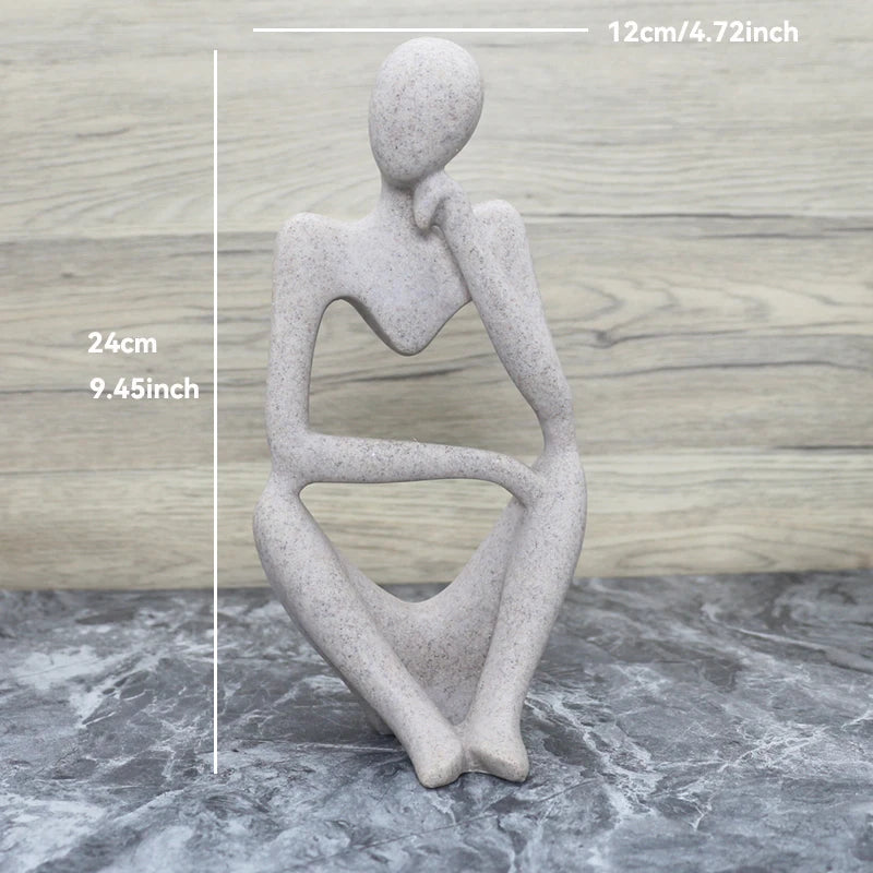Abstrakt Skulptur Figur for Hjemmeinnredning 18