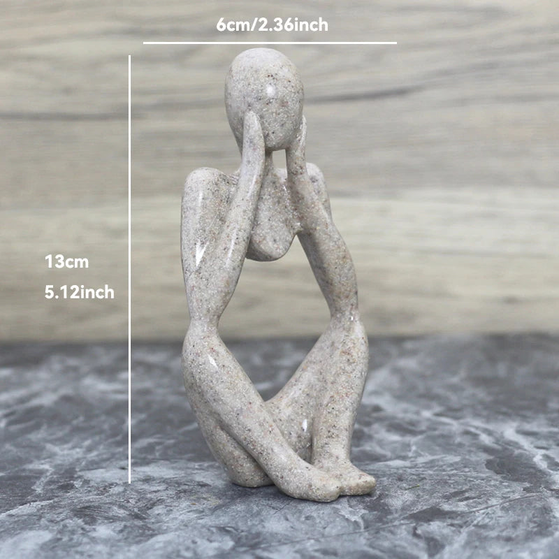 Abstrakt Skulptur Figur for Hjemmeinnredning 19