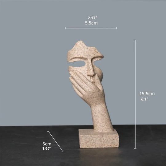 Abstrakt Skulptur Figur for Hjemmeinnredning 22
