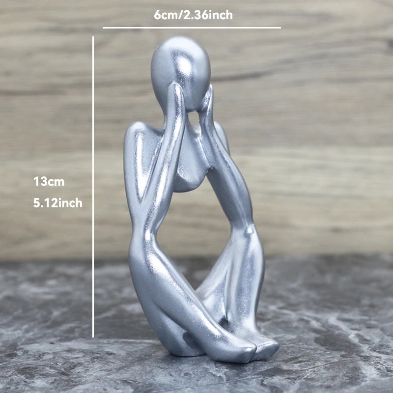 Abstrakt Skulptur Figur for Hjemmeinnredning 23