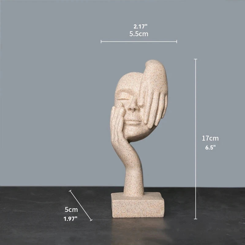 Abstrakt Skulptur Figur for Hjemmeinnredning 29