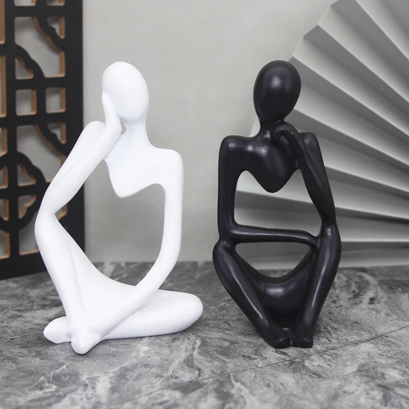 Abstrakt Skulptur Figur for Hjemmeinnredning 3