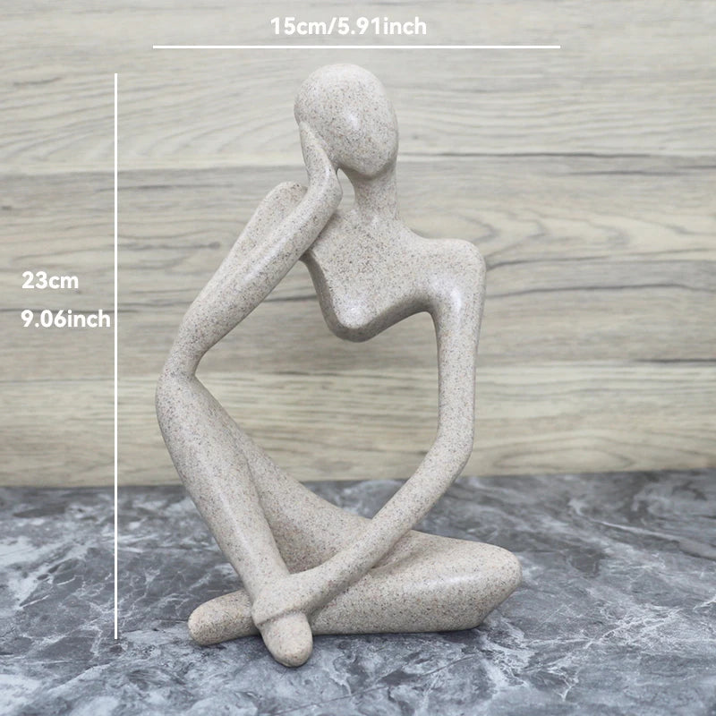 Abstrakt Skulptur Figur for Hjemmeinnredning 31