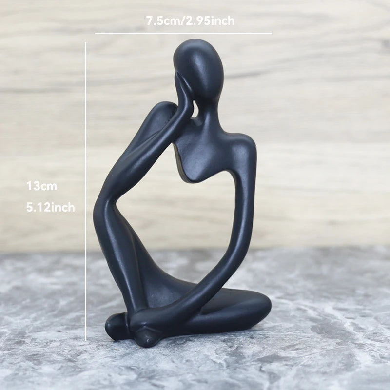 Abstrakt Skulptur Figur for Hjemmeinnredning 34