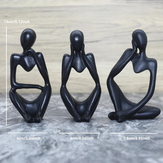 Abstrakt Skulptur Figur for Hjemmeinnredning 6