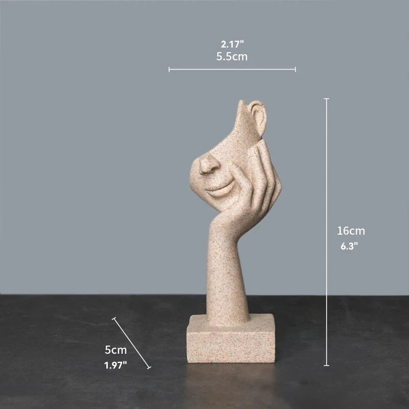 Abstrakt Skulptur Figur for Hjemmeinnredning 7