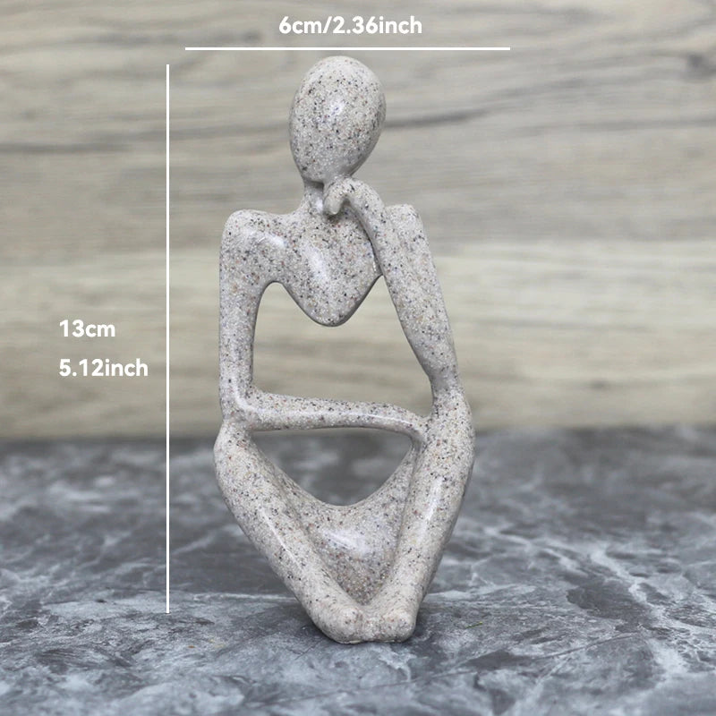 Abstrakt Skulptur Figur for Hjemmeinnredning 8